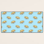 Fun dog pet cartoon pattern Desk Mat Gallery Image 3