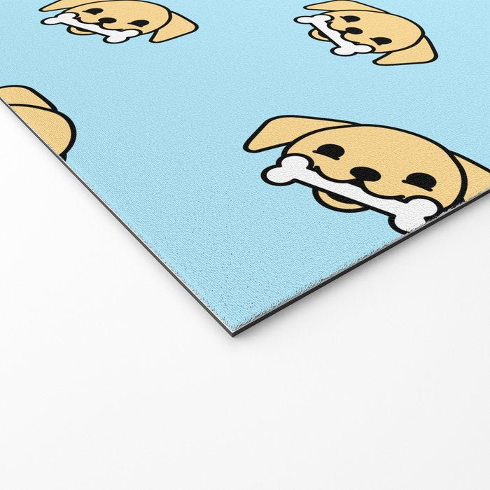 Fun dog pet cartoon pattern Welcome Mat Gallery Image 2