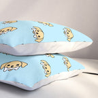 Fun dog pet cartoon pattern Pillow Sham Gallery Image 3