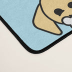Fun dog pet cartoon pattern Desk Mat Gallery Image 4
