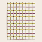 Windowpane Plaid - Olive Green and Burgundy Poster Gallery Image 4