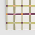 Windowpane Plaid - Olive Green and Burgundy Poster Gallery Image 3