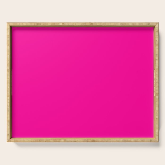 Fluorescent Pink Serving Tray Gallery Image 1