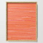 Minimal Doodle Dots in Chili Red Serving Tray Gallery Image 1