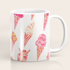 Ice Cream Cones - Pink & Peach Palette Coffee Mug Gallery Image 1