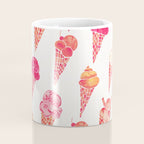 Ice Cream Cones - Pink & Peach Palette Coffee Mug Gallery Image 4