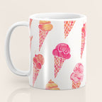 Ice Cream Cones - Pink & Peach Palette Coffee Mug Gallery Image 3