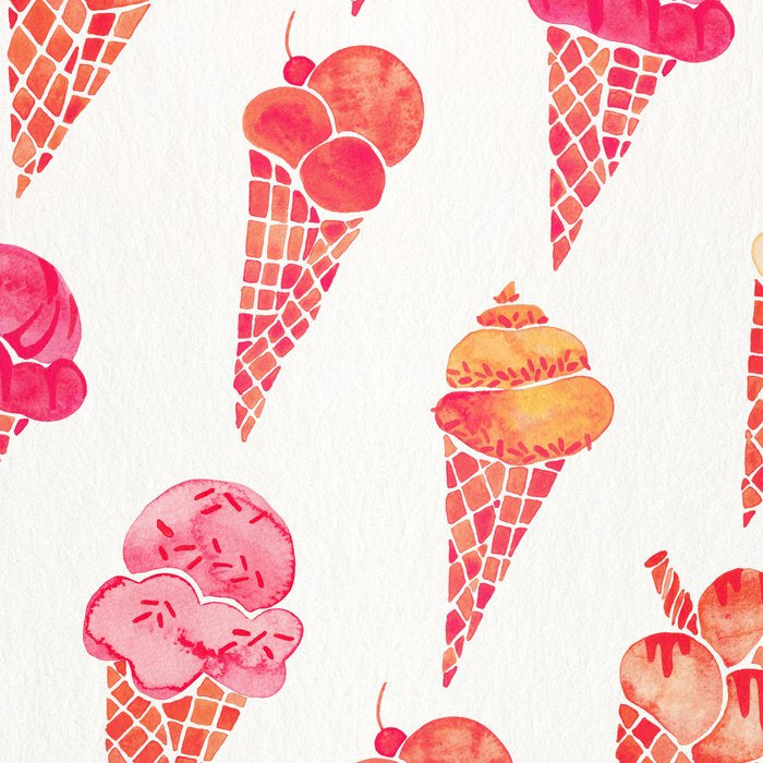 Ice Cream Cones - Pink & Peach Palette Coffee Mug Gallery Image 2