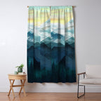 Mountain Range Window Curtain Gallery Image 5