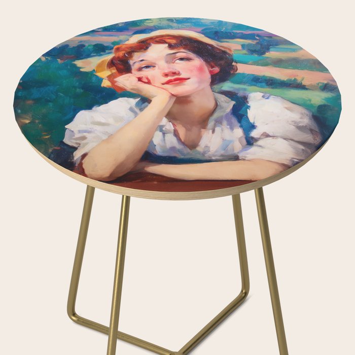 Daydream in Autumn Fields Side Table Gallery Image 2