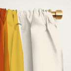 Bright 70's Retro Stripes Window Curtain Gallery Image 2