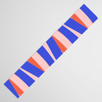 Pop Swirl Wavy Abstract Pattern Royal Blue Pink Red Orange Table Runner Gallery Image 3
