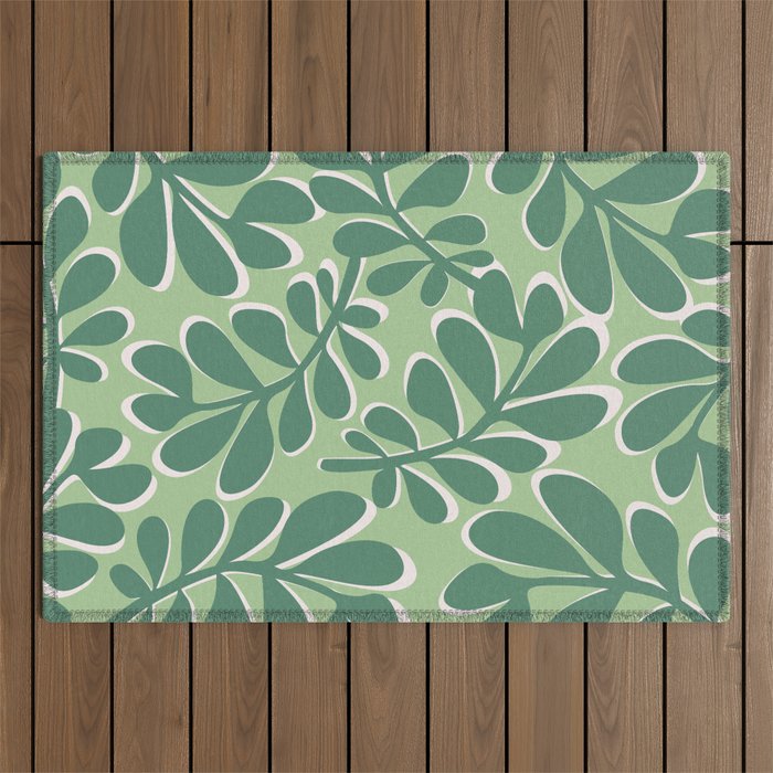 Playful Spring Forest - Green Outdoor Rug Gallery Image 1