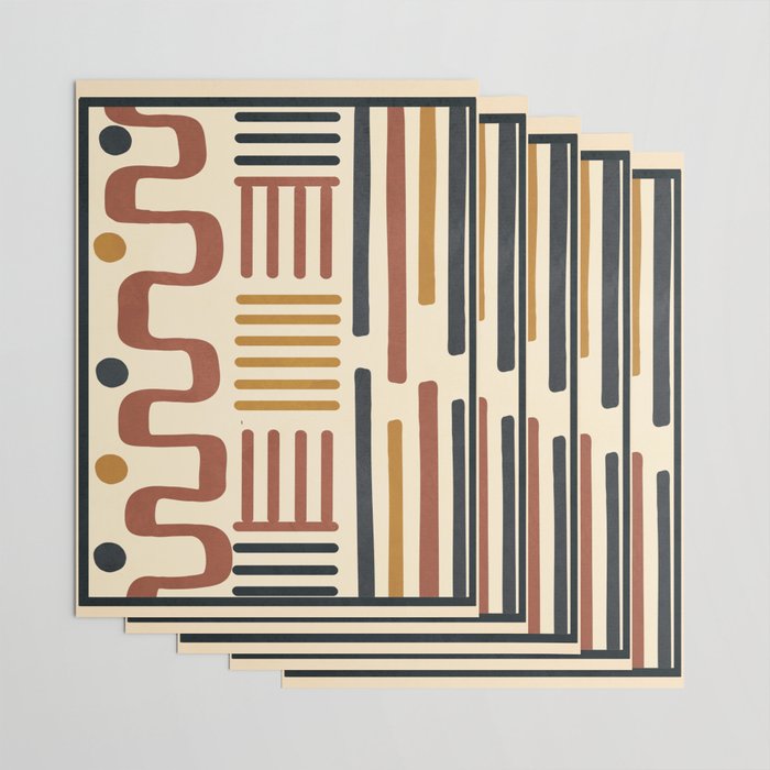 Wild Lines 01 Wrapping Paper Gallery Image 3
