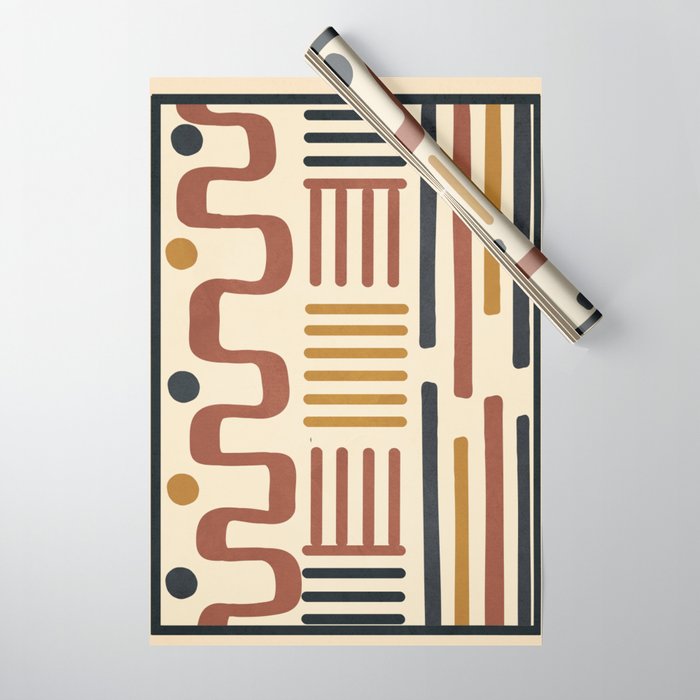 Wild Lines 01 Wrapping Paper Gallery Image 1