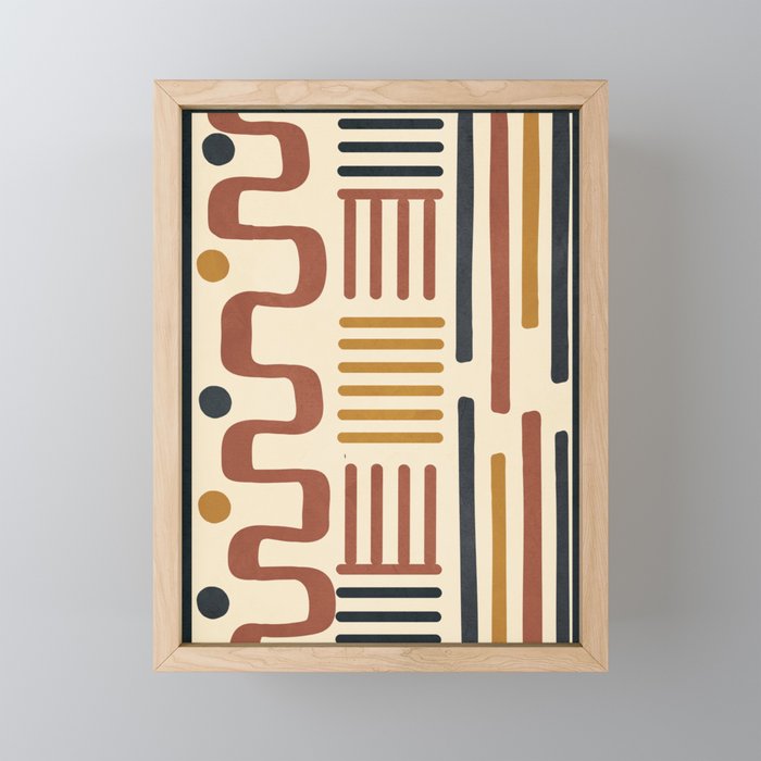 Wild Lines 01 Mini Art Print Gallery Image 1