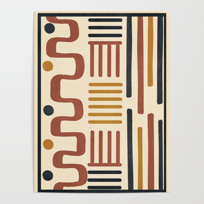 Wild Lines 01 Poster Gallery Image 4