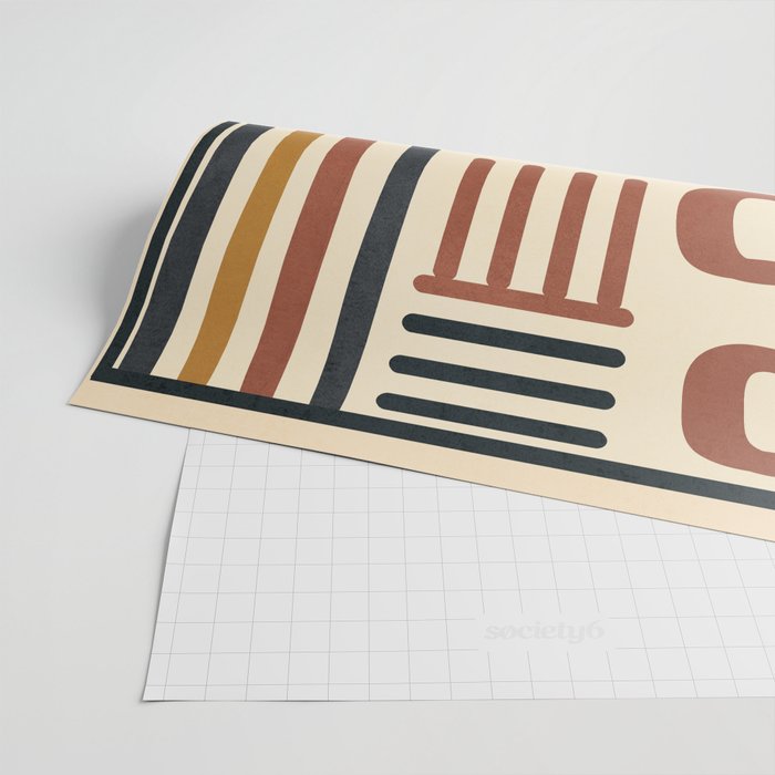 Wild Lines 01 Wrapping Paper Gallery Image 2