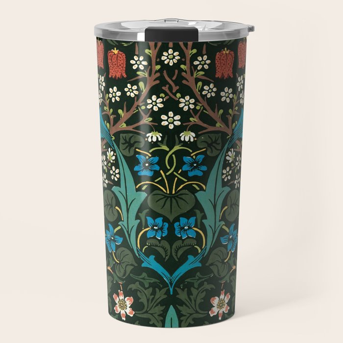 Blackthorn by William Morris, 1892 Travel Mug Gallery Image 1