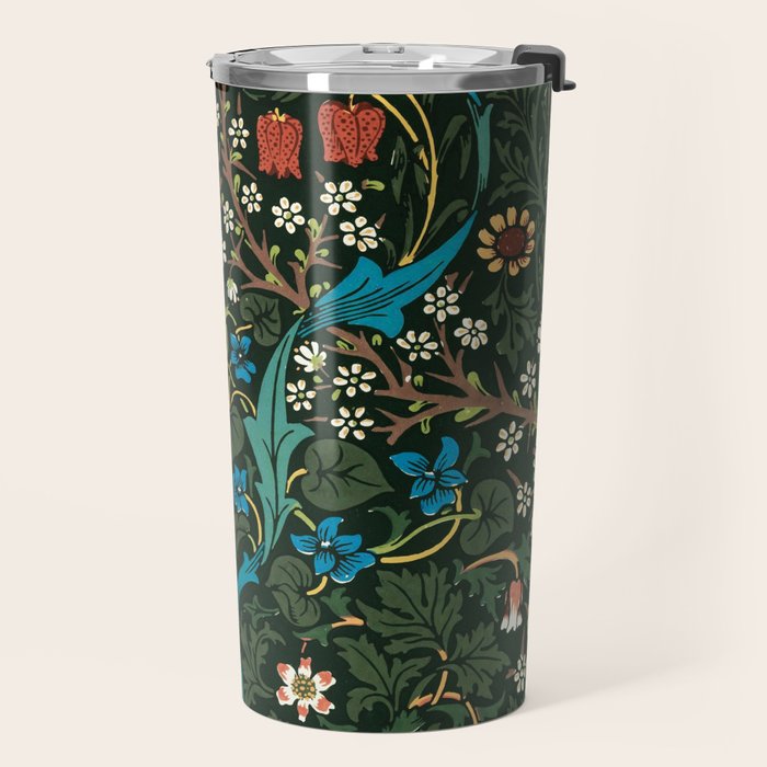 Blackthorn by William Morris, 1892 Travel Mug Gallery Image 2