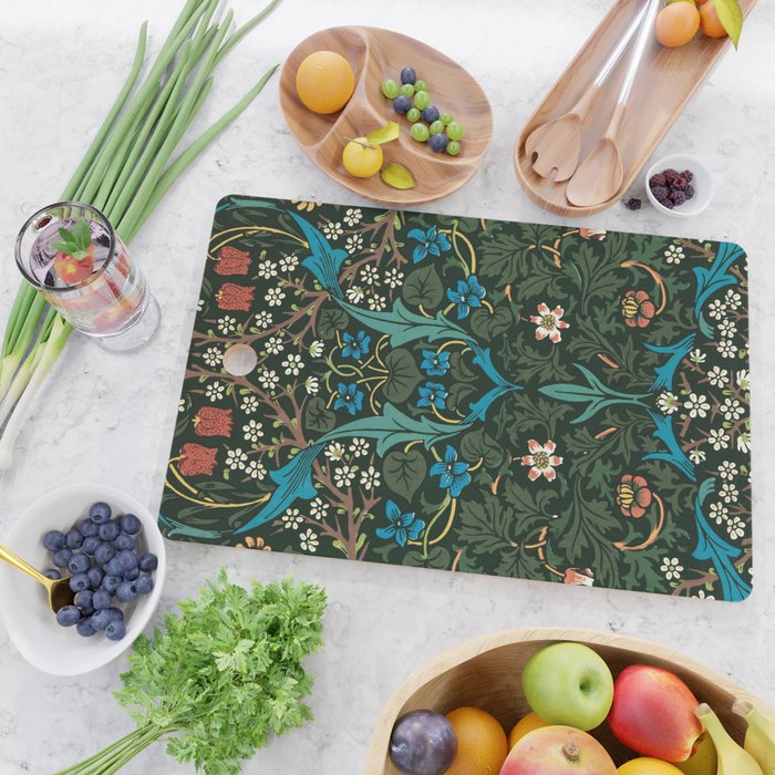 Blackthorn by William Morris, 1892 Cutting Board Gallery Image 2