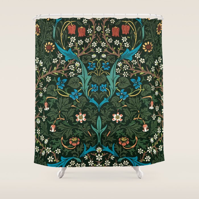 Blackthorn by William Morris, 1892 Shower Curtain Gallery Image 1