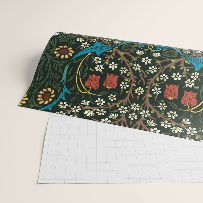 Blackthorn by William Morris, 1892 Wrapping Paper Gallery Image 2