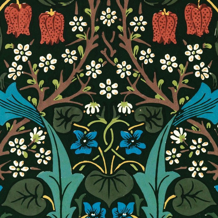 Blackthorn by William Morris, 1892 Coffee Mug Gallery Image 2