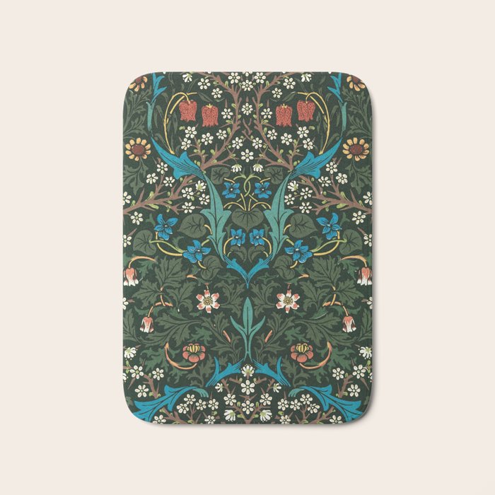 Blackthorn by William Morris, 1892 Bath Mat Gallery Image 1