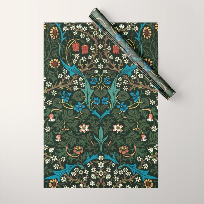 Blackthorn by William Morris, 1892 Wrapping Paper Gallery Image 1