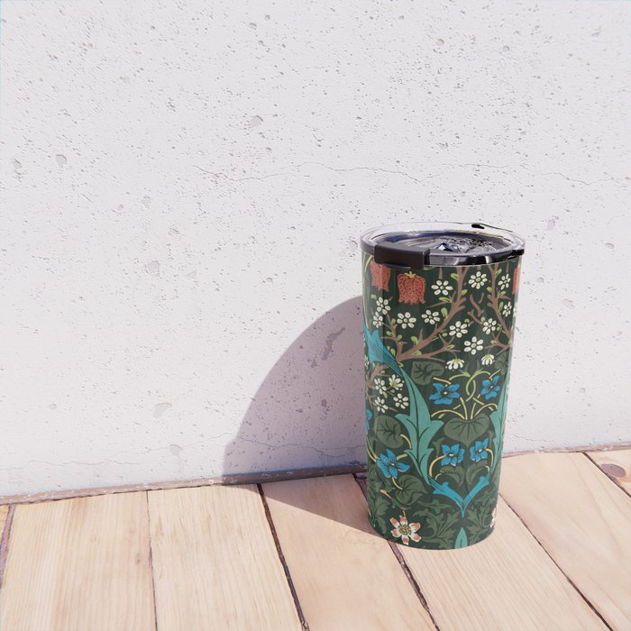 Blackthorn by William Morris, 1892 Travel Mug Gallery Image 4