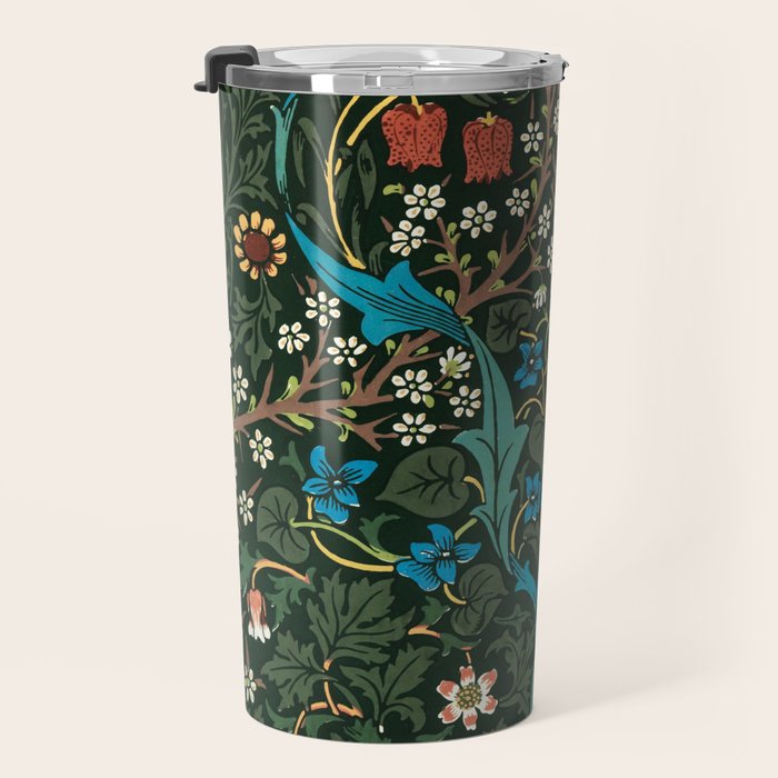 Blackthorn by William Morris, 1892 Travel Mug Gallery Image 3