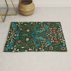 Blackthorn by William Morris, 1892 Rug Gallery Image 1
