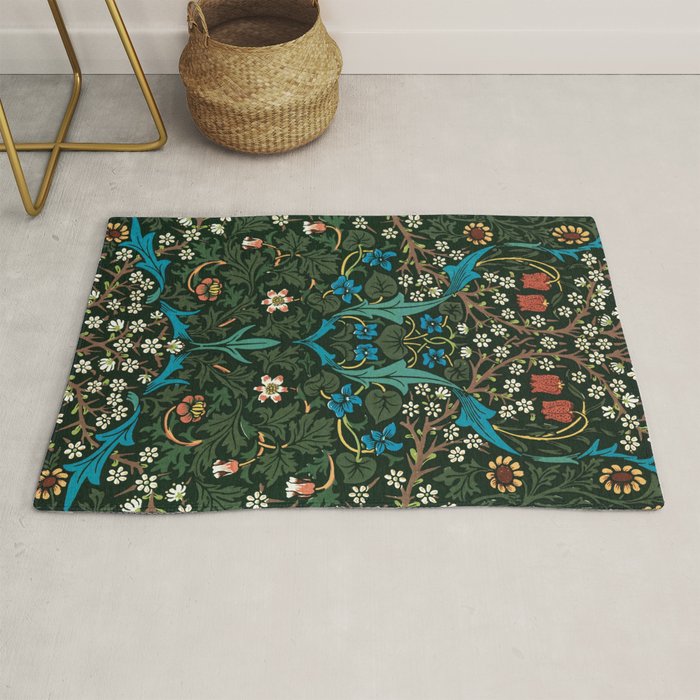 Blackthorn by William Morris, 1892 Rug Gallery Image 1