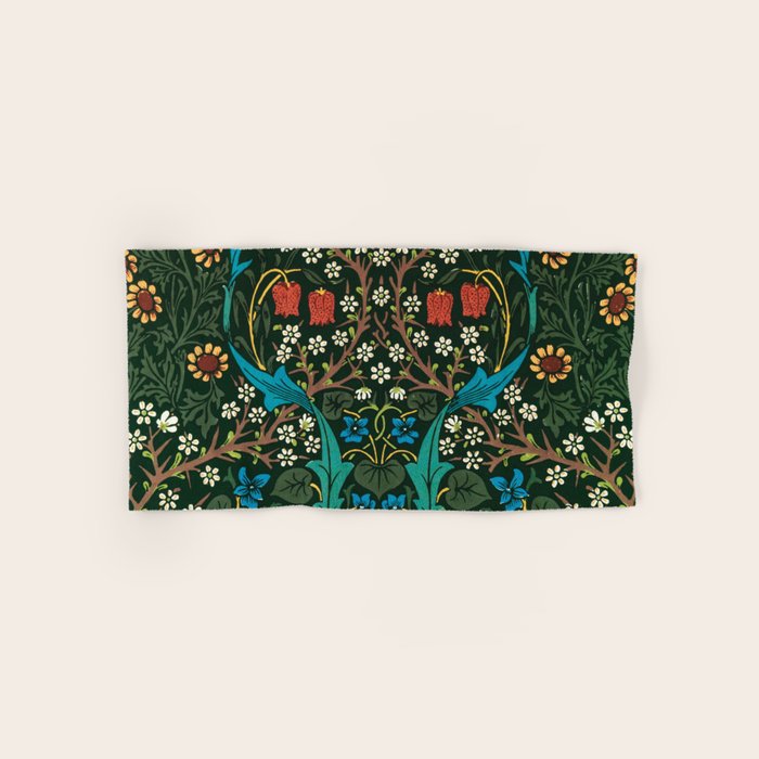 Blackthorn by William Morris, 1892 Bath Towel Gallery Image 1