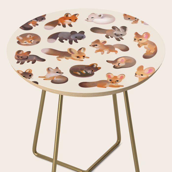 Foxes - beige Side Table Gallery Image 2