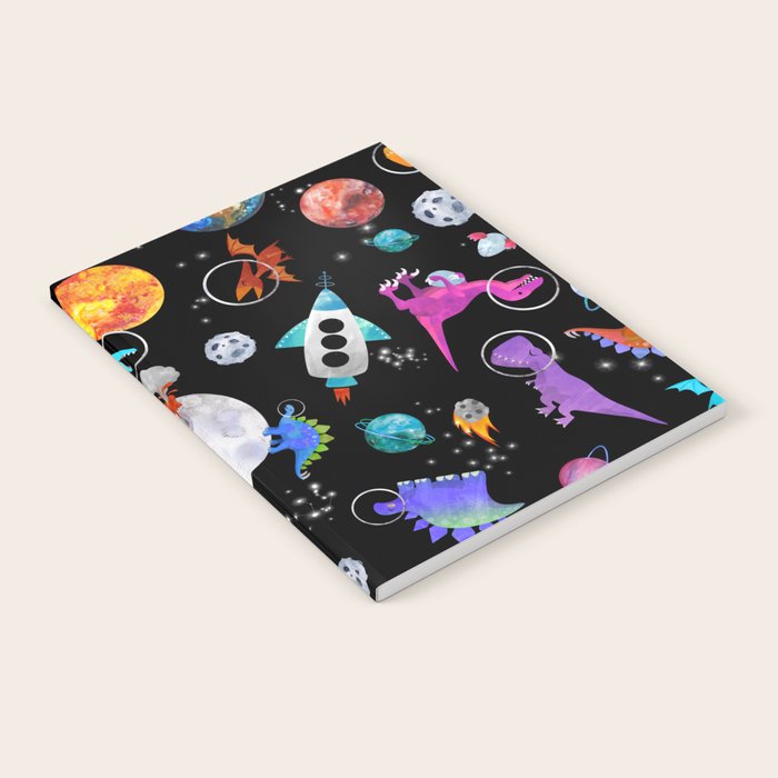Dinosaur Astronauts In Outer Space Notebook Gallery Image 1