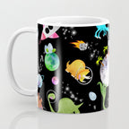 Dinosaur Astronauts In Outer Space Coffee Mug Gallery Image 3
