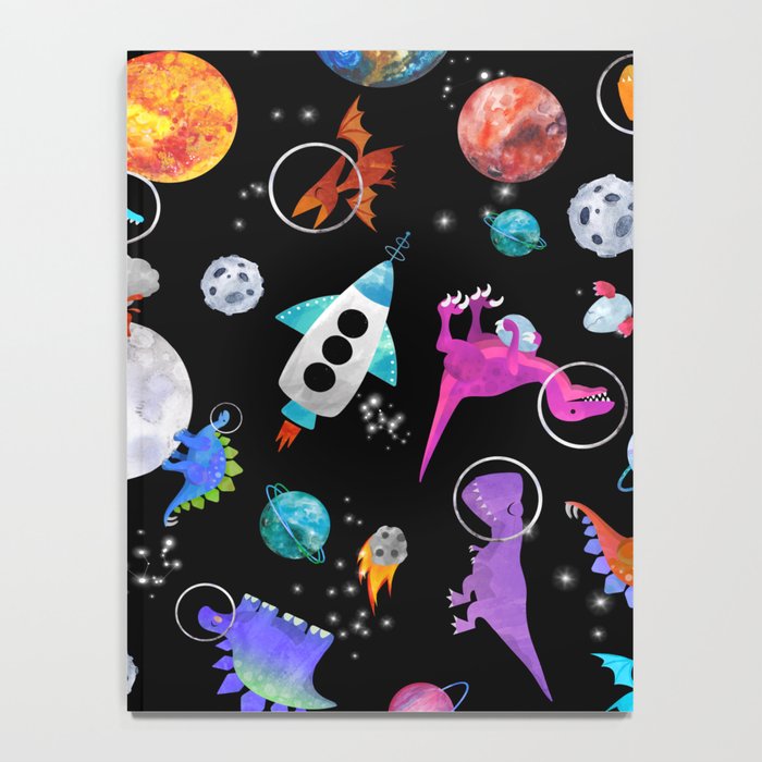 Dinosaur Astronauts In Outer Space Notebook Gallery Image 4