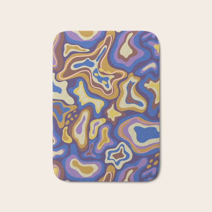 Splish splash blue Bath Mat Gallery Image 1