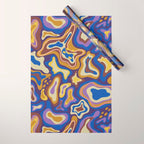 Splish splash blue Wrapping Paper Gallery Image 1