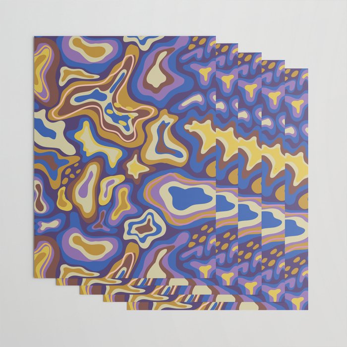 Splish splash blue Wrapping Paper Gallery Image 3