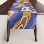 Splish splash blue Table Runner Gallery Image 1