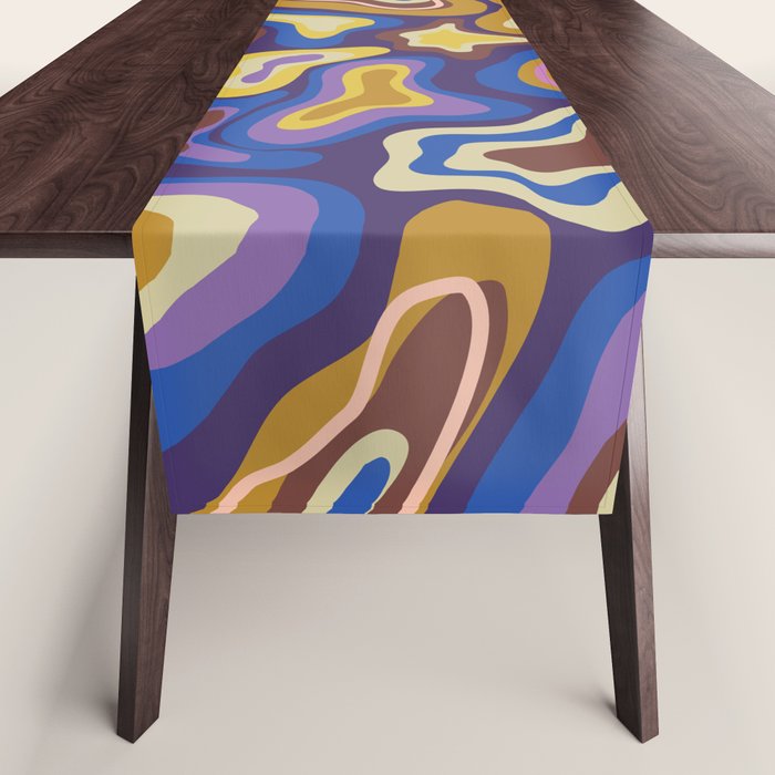 Splish splash blue Table Runner Gallery Image 1