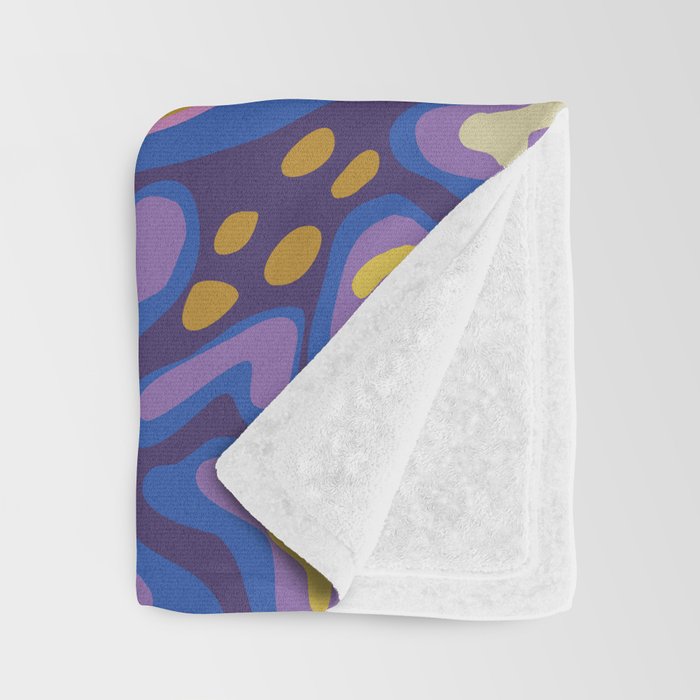 Splish splash blue Throw Blanket Gallery Image 3