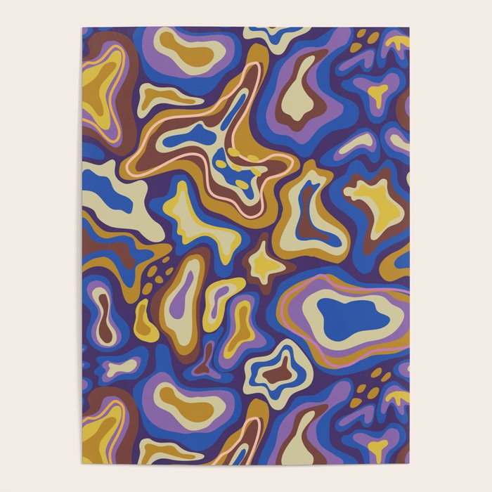 Splish splash blue Poster Gallery Image 4