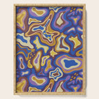 Splish splash blue Serving Tray Gallery Image 1