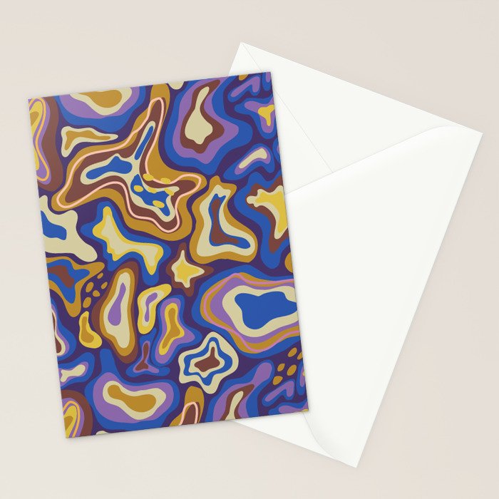 Splish splash blue Stationery Card Gallery Image 2