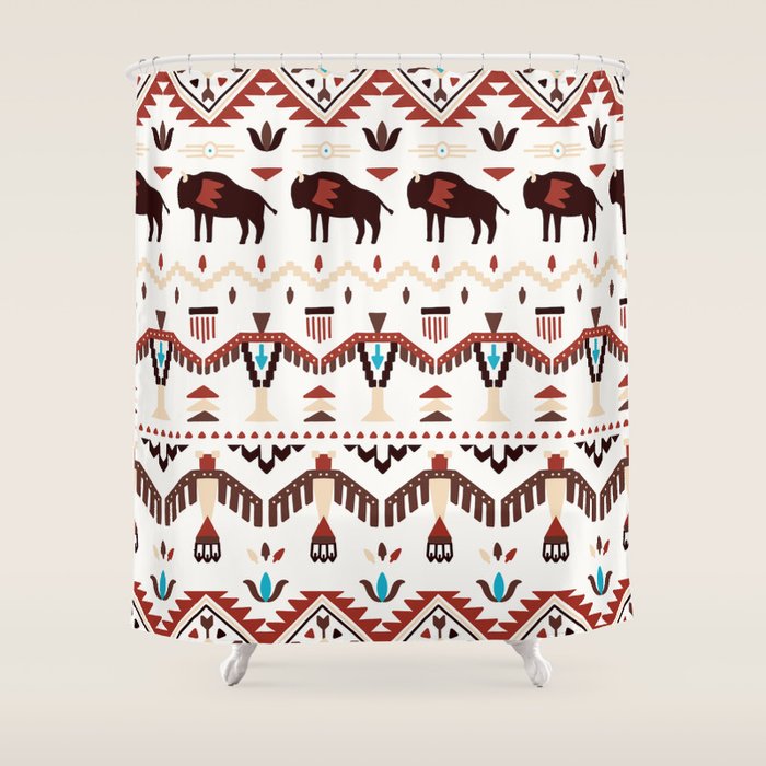 Native American 1 Shower Curtain Gallery Image 1