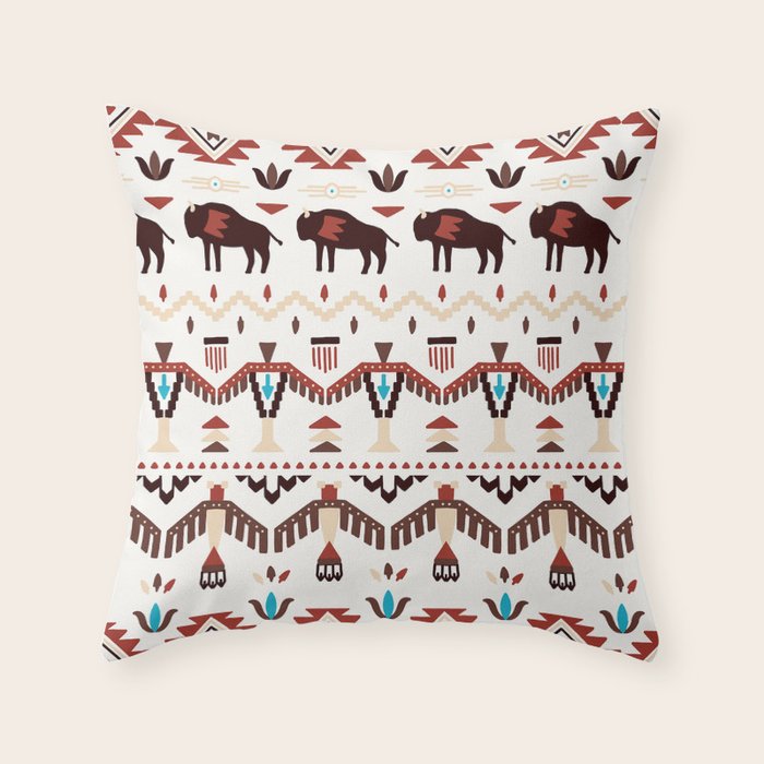 Native American 1 Throw Pillow Gallery Image 6